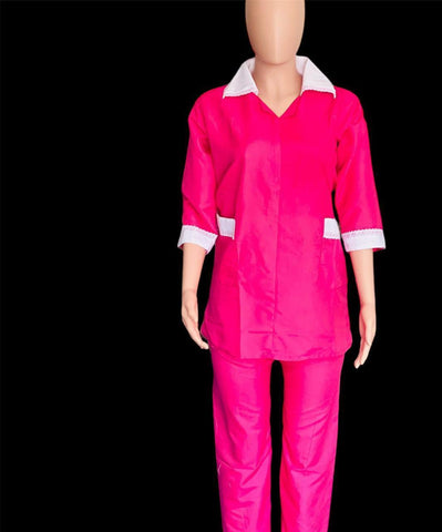 Classic Collar Tunic & Pants Co-Ord Set