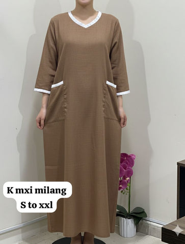 Milang V-Neck Maxi Dress