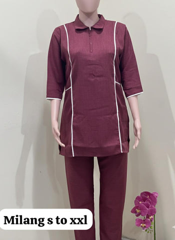 Milang Piped Polo Co-Ord Set